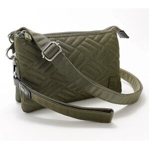 IHKWIP Triple Quilted Crossbody with Wristlet Strap Military Olive , bag A649677
